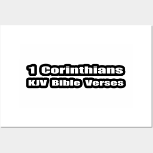 1 Corinthians KJV Bible Verses Posters and Art